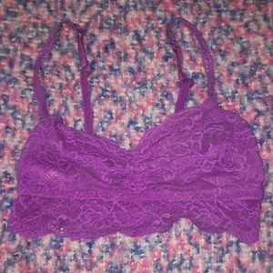 XS/S purple lace bralette